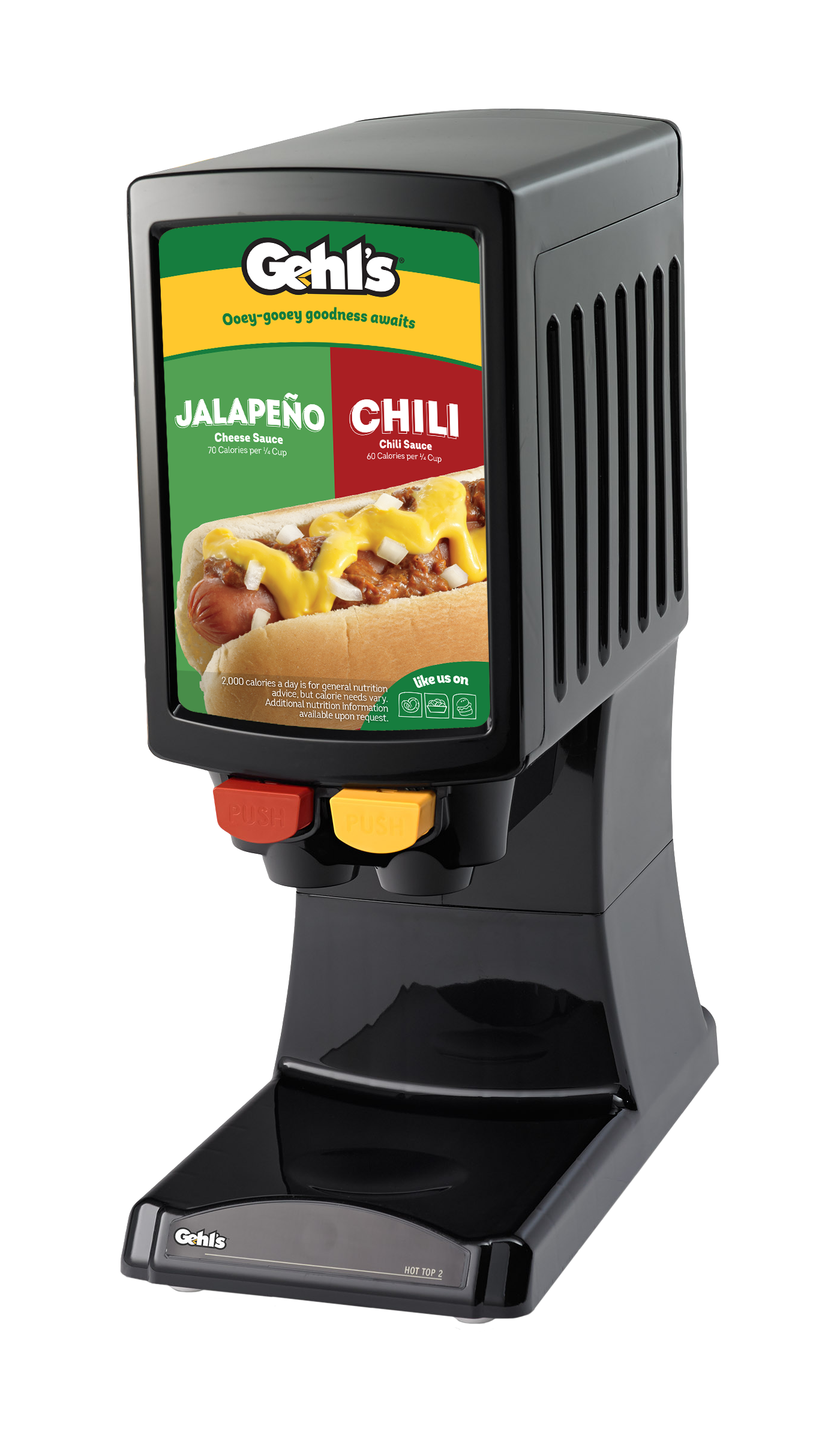 Dual Cheese & Chili Dispenser