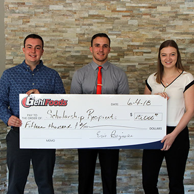 Gehl Foods, LLC Awards $25,000 in Student Scholarships Gehl Foods, LLC Awards $25,000 in Student Scholarships