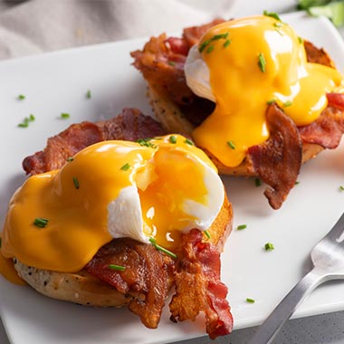 Beer Cheese Benedict