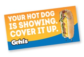 Shelf Talker - Hot Dog